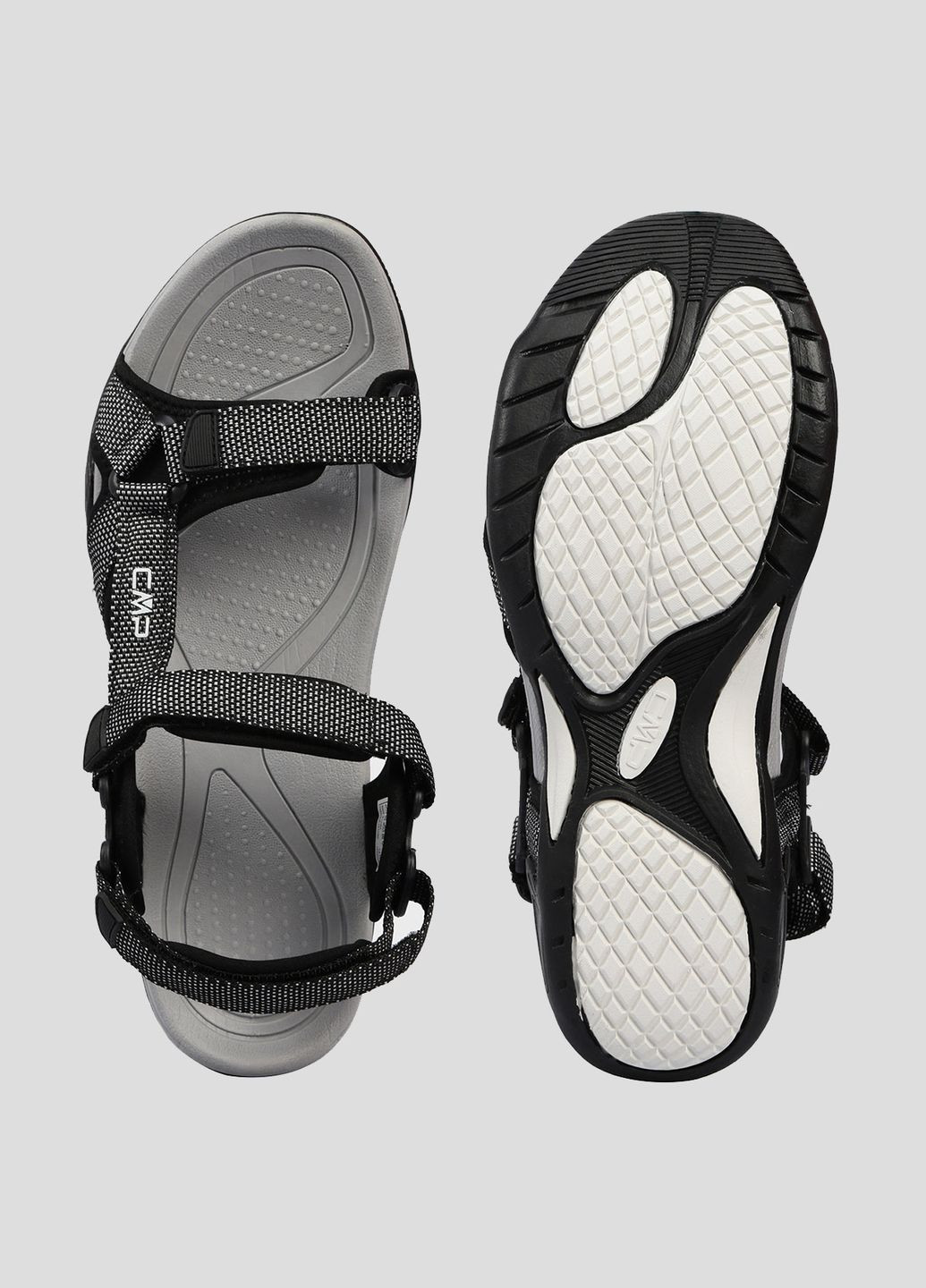 Спортивные темно-серые сандалии hamal hiking sandal CMP