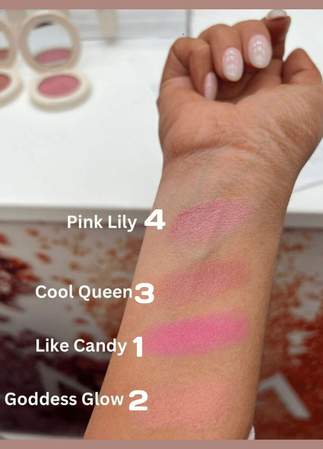 Пудрові рум'яна 01 Like Candy 4,5 г Farmasi (296008553)