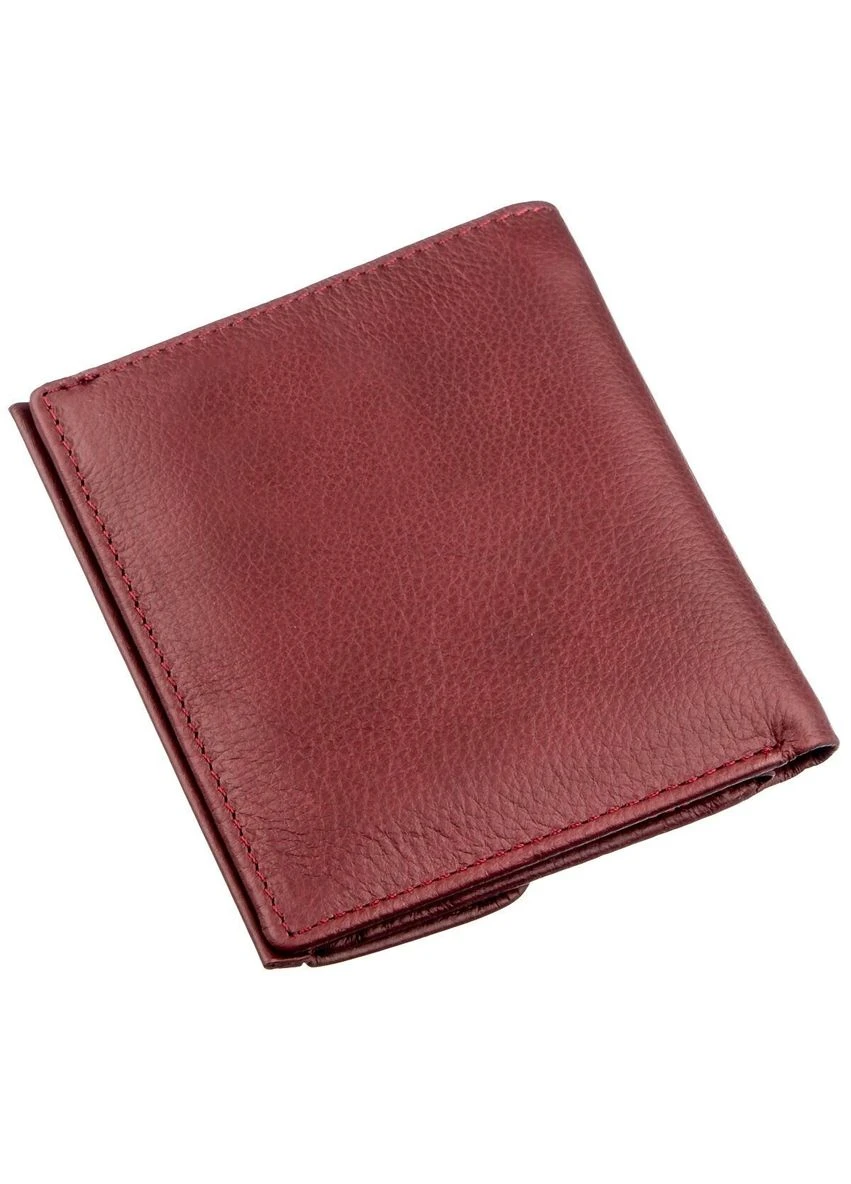 Небольшой женский бумажник с монетницей 18920 Бордовый st leather (394615995)