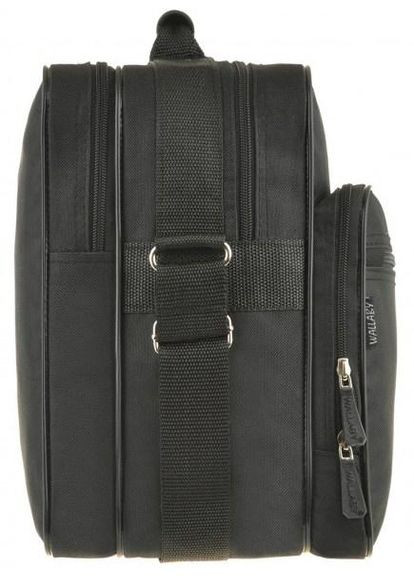 Мужская сумка, планшетка из полиэстера черная 2431 Wallaby (360893931)