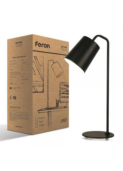 Настільна лампа під лампу Е27 DE1440 (40210) Feron (284107047)