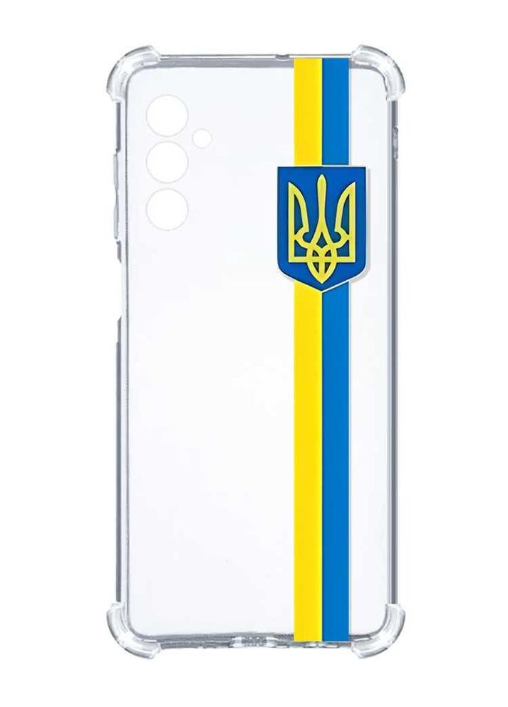 Чохол з потовщеними кутами на Samsung Galaxy M14:: Стрічка Україна (патріотичний принт 253) Creative (360664340)