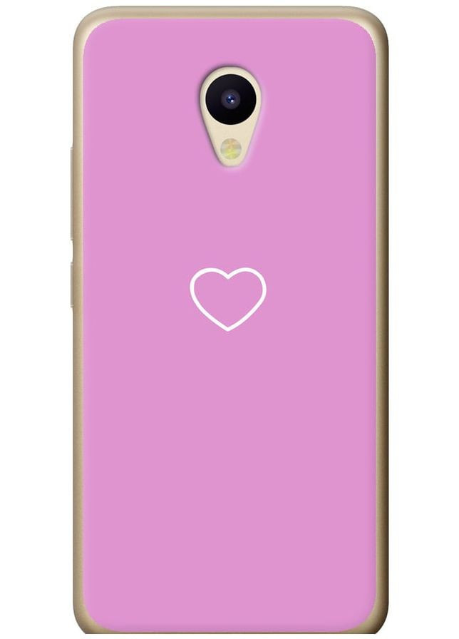 Силіконовий чохол 'Серце 2' для Endorphone Meizu M5 (329189353)