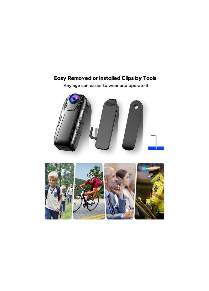 Боди-камера L02 – Full HD, диктофон, компактный размер Boblov (345745933)