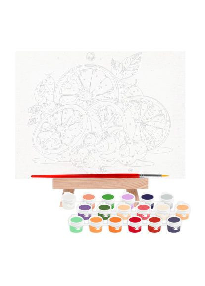 Картина по номерам (4823098540502) Rosa Star Натюрморт 15 х 20 см з мольбертом (366068019)