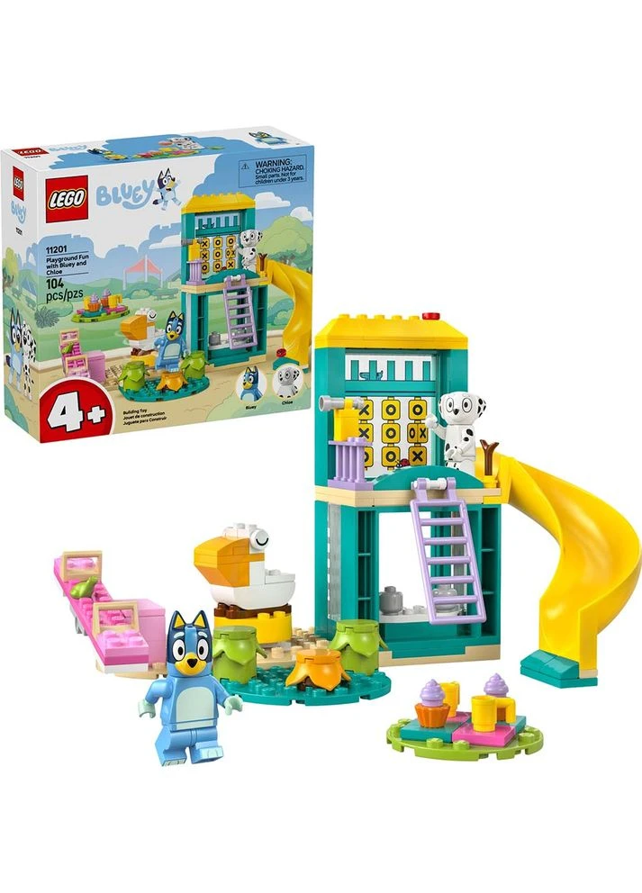 Конструктор Bluey Веселье с Блуи и Хлоей на игровой площадке (11201) Lego (351364598)