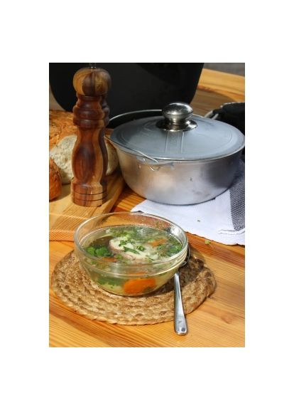 Котел туристичний (12-002-1) Brizoll алюмінієвий з дужкою та кришкою 2 л (370892337)