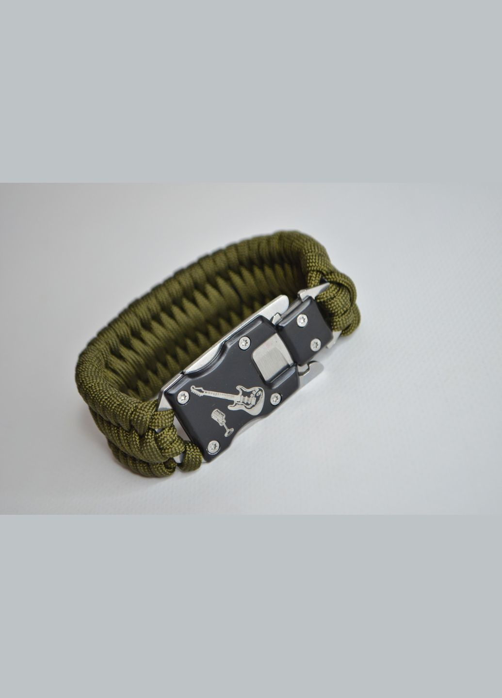 Браслет с ножом и индивидуальными гравировками + брелок в подарок No Brand (344584821)