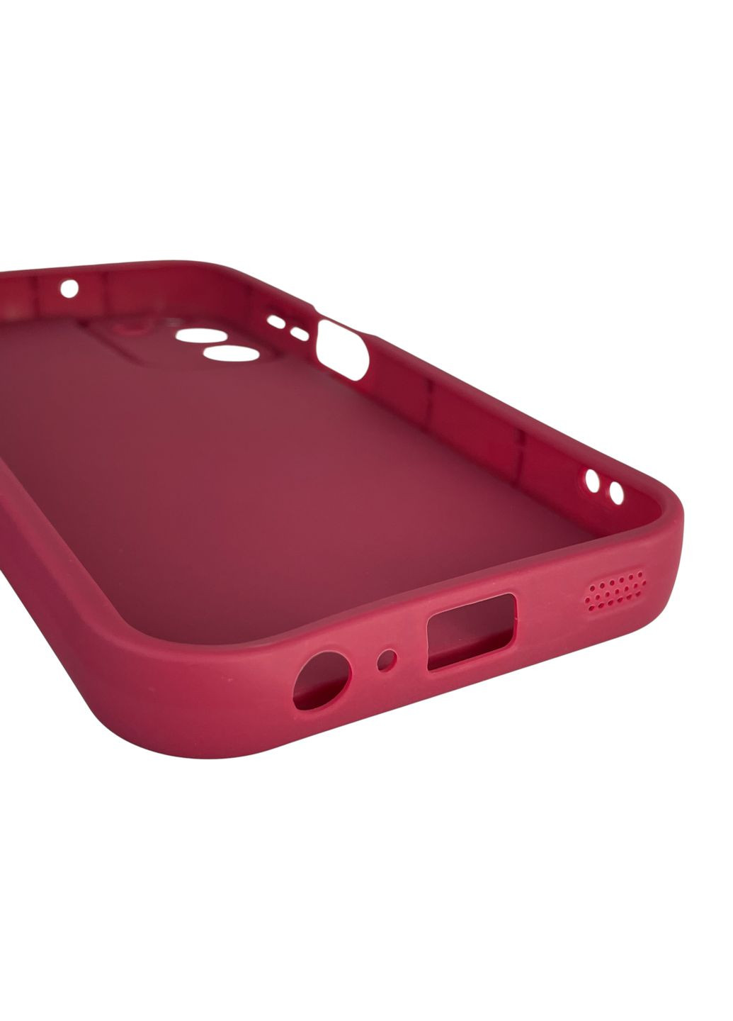 Чохол силіконовий Soft Touch з 3D принтом жіночим для Galaxy M15 5G бордовий (Повний захист камери) Samsung (373670629)