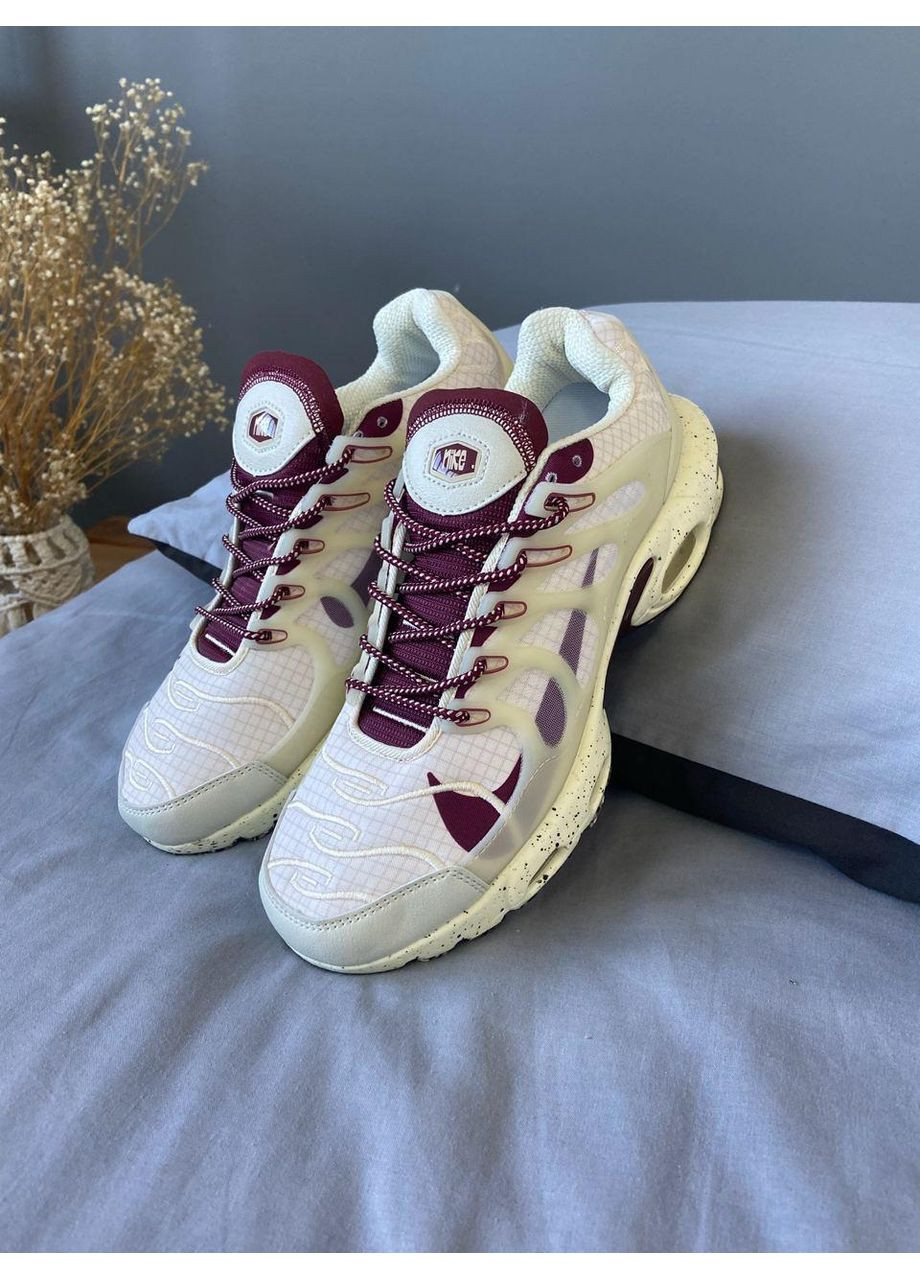 Бежевые демисезонные кроссовки мужские nike air max terrascape plus tan burgundy найк аир макс тн плюс No Brand