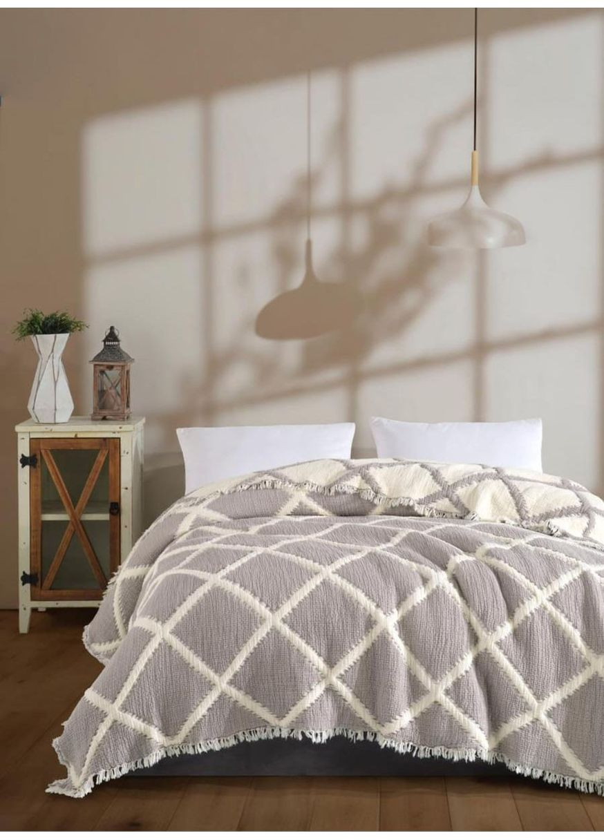 Муслиновое покрывало Exclusive 230х250 см. Kahve Charlotte (369504919)