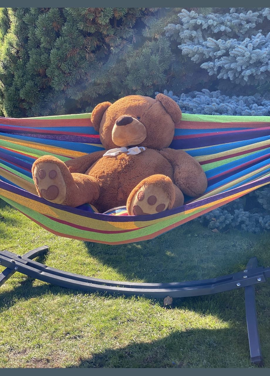 Двухместный гамак с планкой SUMMER Радуга XXL 200х150 WCG (346528304)