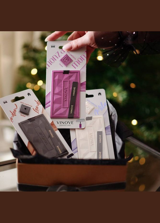 Парфюм для авто, Ароматизована підвісна картка Монца VINOVE (328606551)