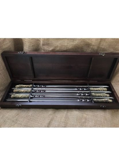 Набор шампуров Люкс Пес в кейсе 6 предметов 47330084 NB Art (346528220)