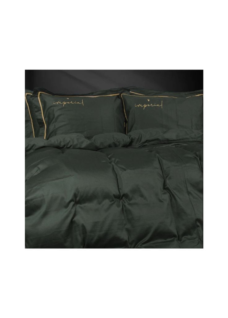 Постільна білизна Сатин Imperial Satin Emerald 200х220 (m502780) Mirson Сатин Imperial Satin Emerald 200х220 Євро (369025798)