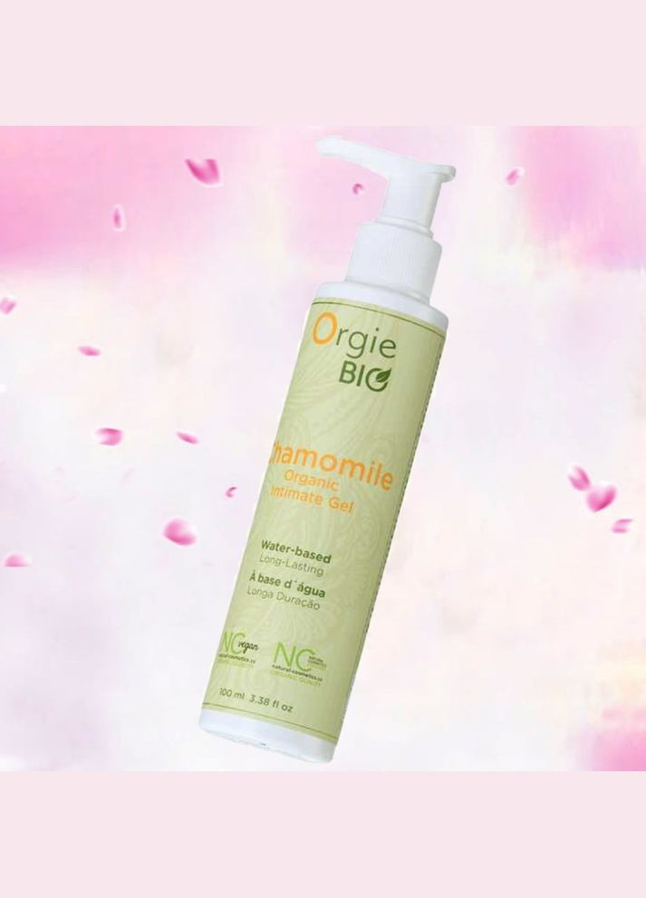 Органический интимный гель с ароматом ромашки "Bio Chamomile" 100 мл Orgie (299770937)