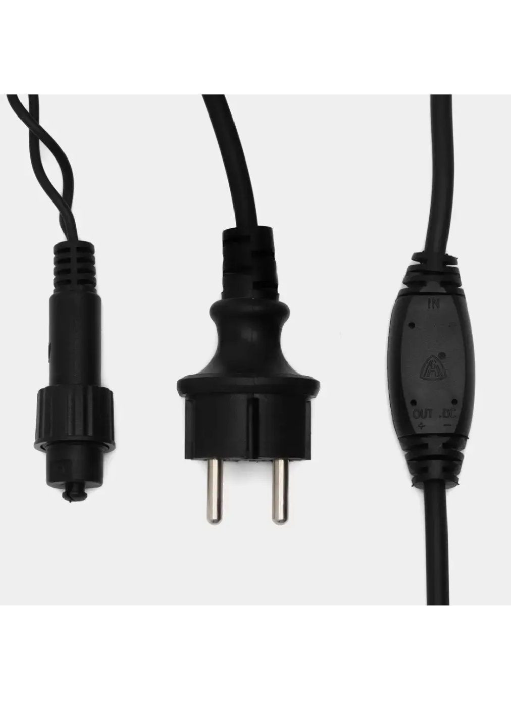 Гирлянда нить светодиодная уличная комнатная влагозащитная с работой от сети 20 м 200 лампочек (482040-Prob) Теплая белая Unbranded (369807265)