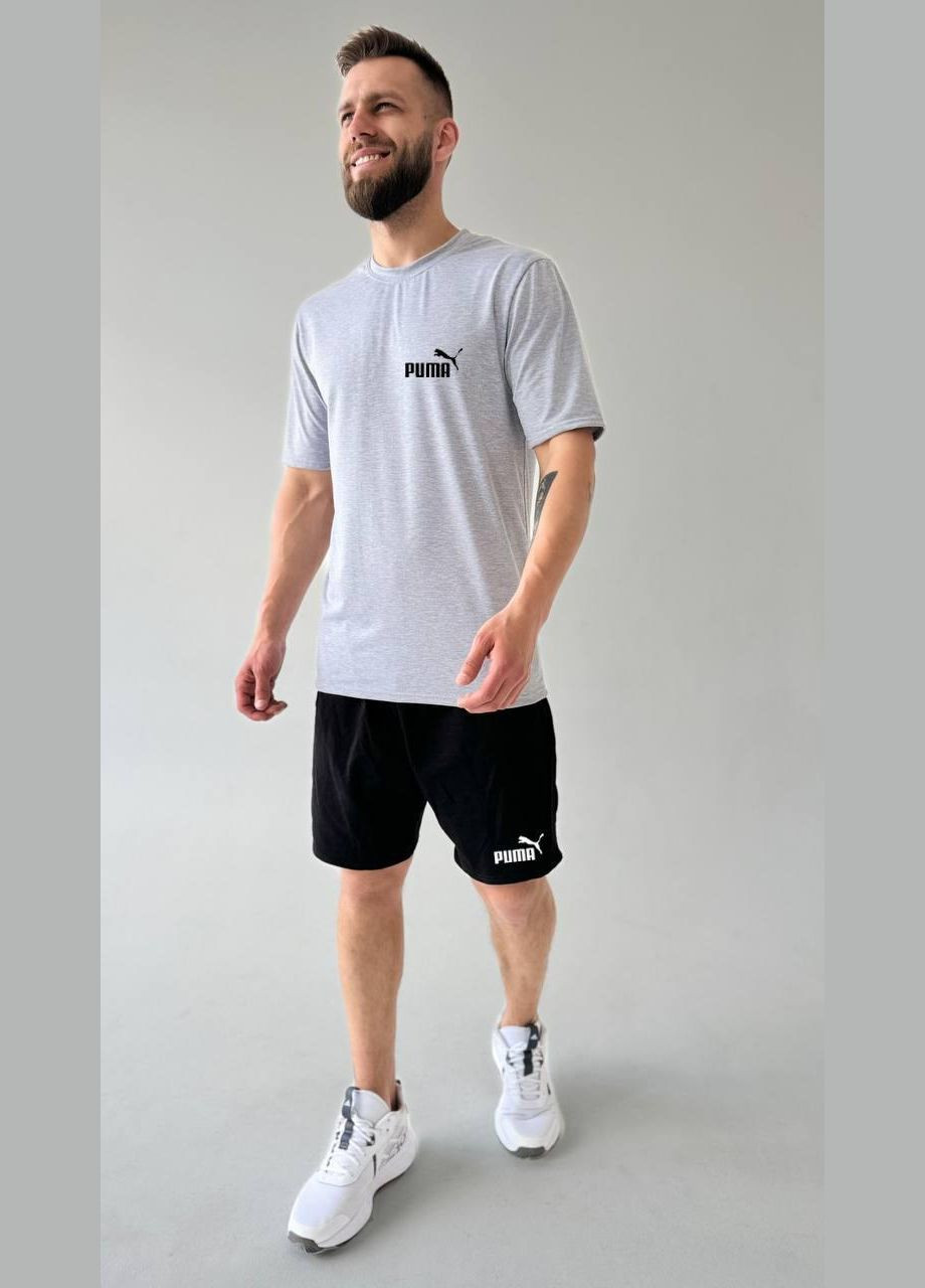 Чоловічий літній костюм сірий No Brand (367982302)