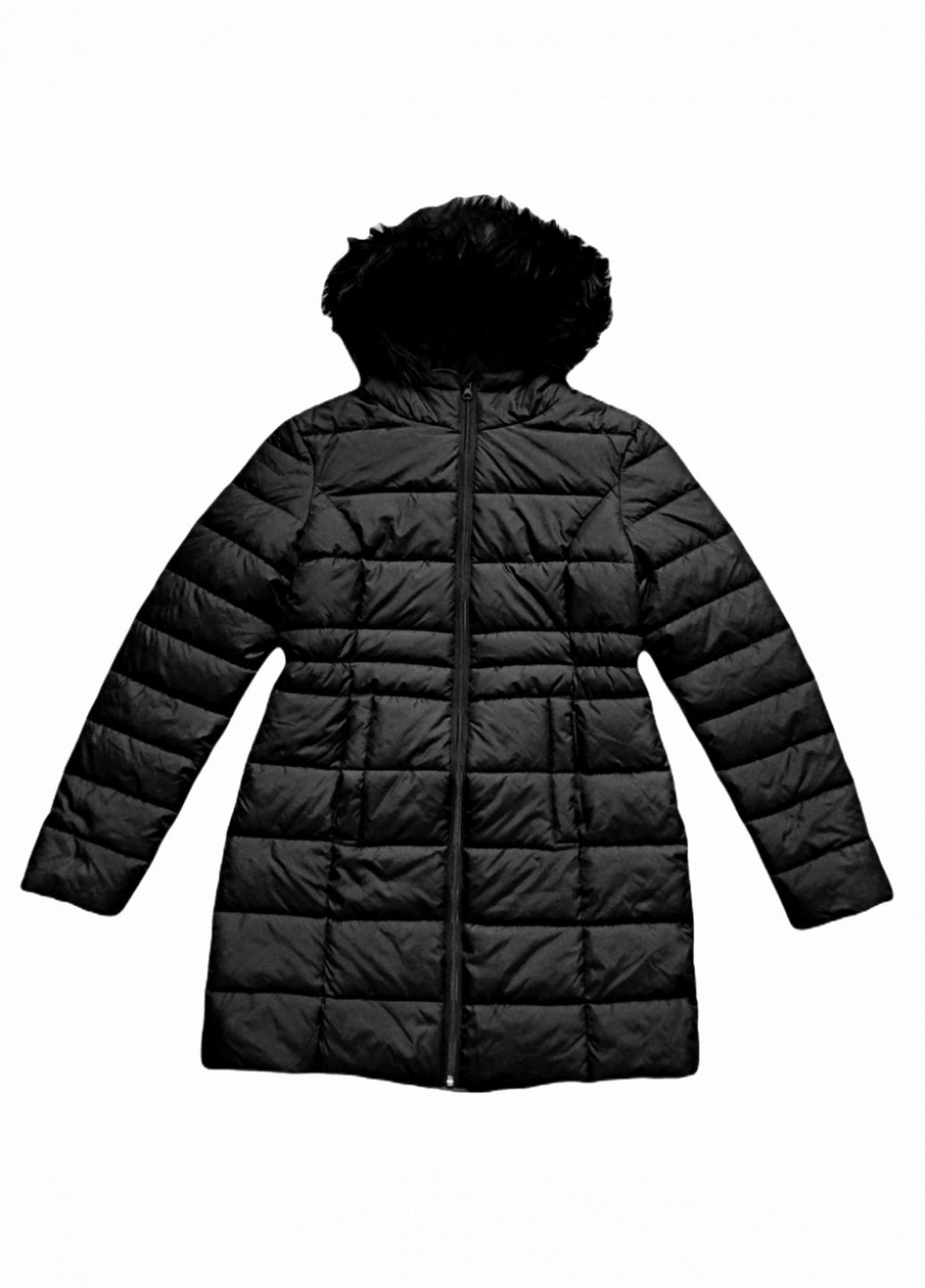Черная демисезонная зимняя куртка водоотталкивающая и ветрозащитная для женщины 395816 Esmara