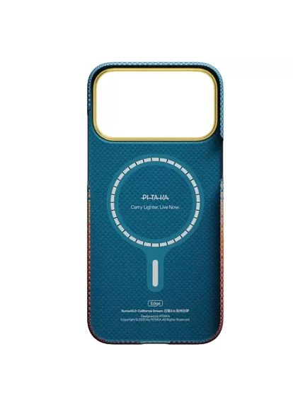 Карбоновый чехол Edge Case PitaTap™ (Camera Control) California Dream Sunset 2.0 #3 для iPhone 17 Pro Max (SCD1703PM) Pitaka (402491952)