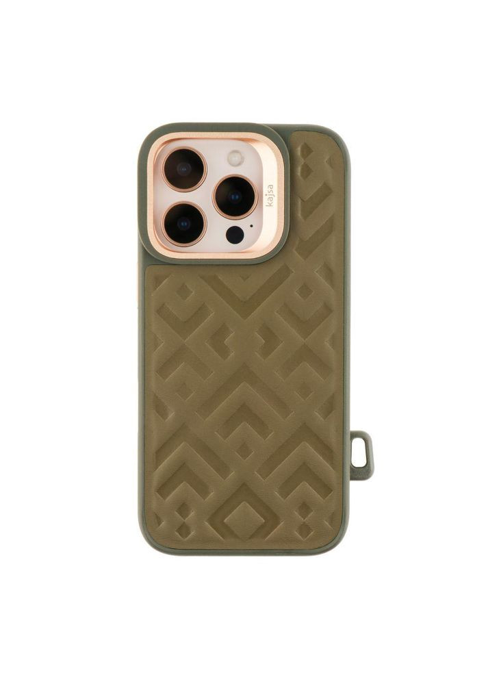 Чохол Briquette Collection Rhombus with MagSafe для iPhone 16 Pro Max Olive Kajsa (325429447)