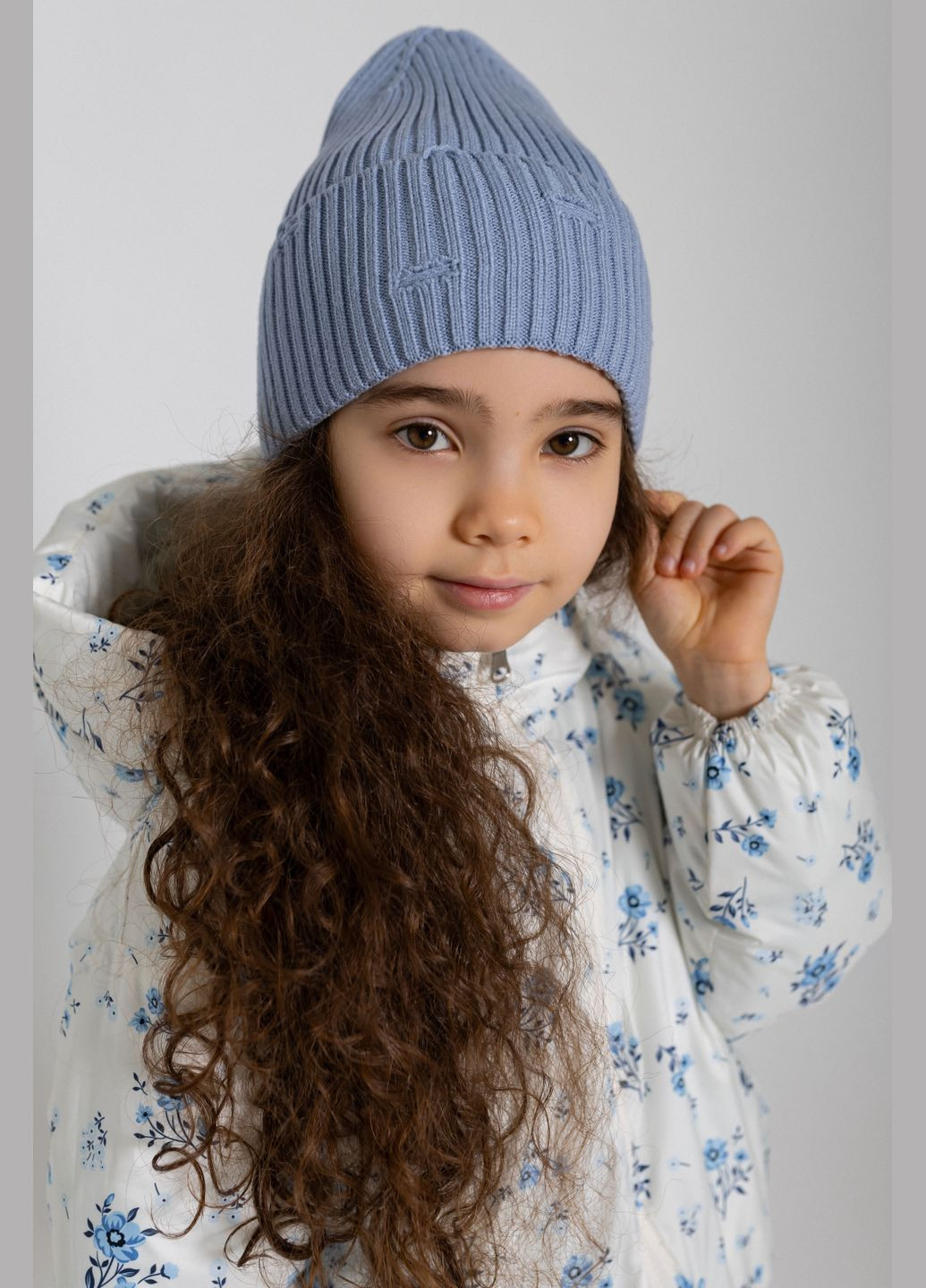 Шапка Блакитний Cvetkov Берта (317777371)