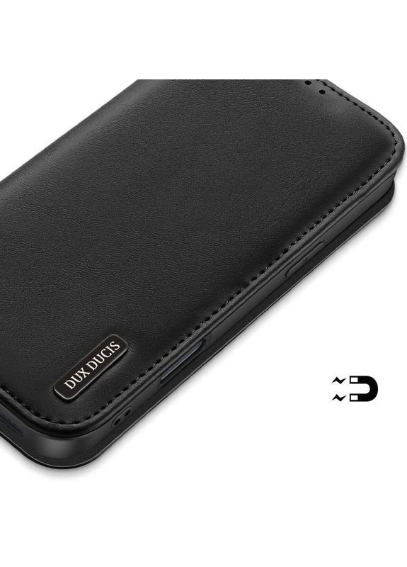 Чохол-книжка Hivo для iPhone 16 (6.1") Black Dux Ducis (330781651)