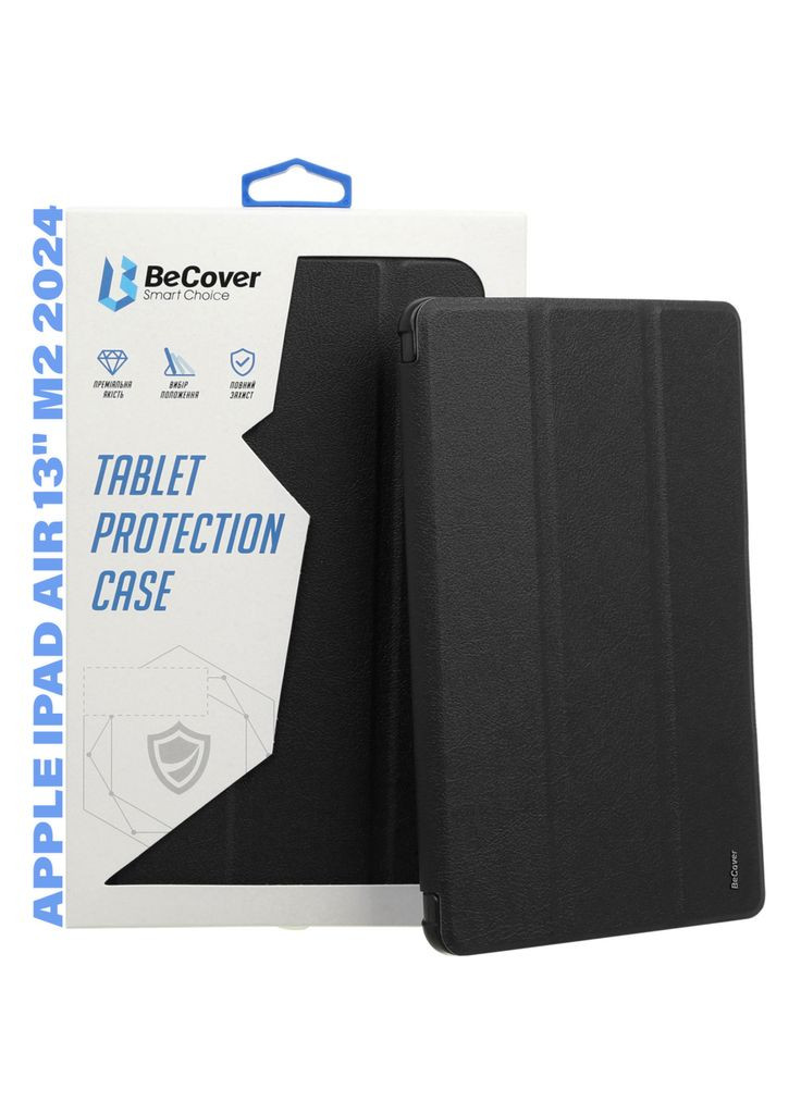 Чохол до планшета Soft Edge TPU Apple iPad Air 13" M2/M3 (2024/2025) Black (711711) BeCover (370607421)