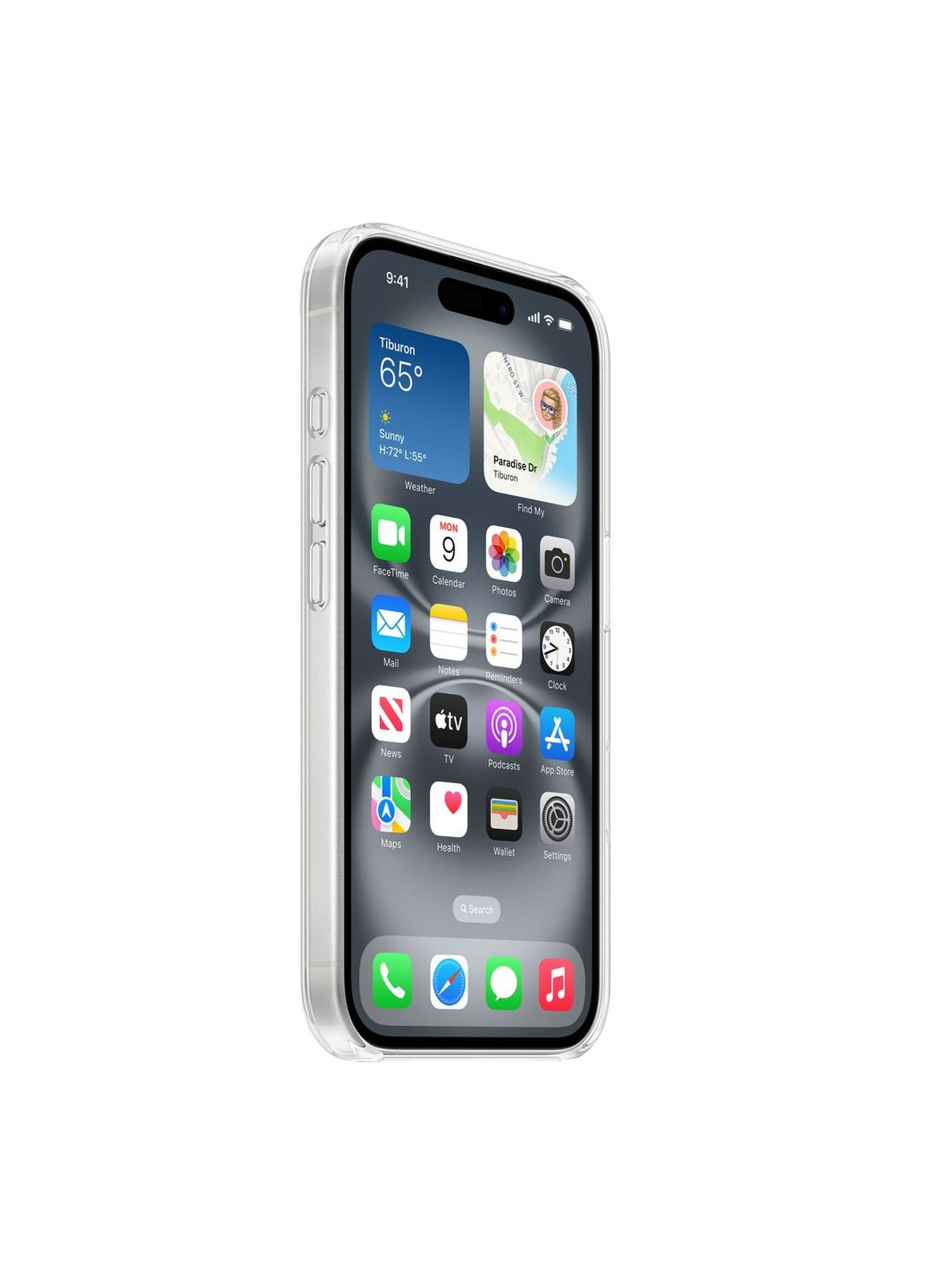 Чохол-накладка Clear Case with MagSafe для iPhone 16 Transparent (MA6A4) Apple (361031883)