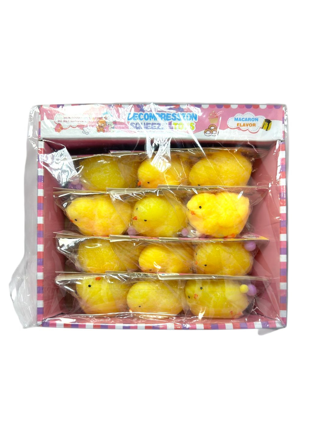 Набір антистрес іграшок Таба Курча сквіш з кульками 12шт у шоу боксі Remzona (334293801)