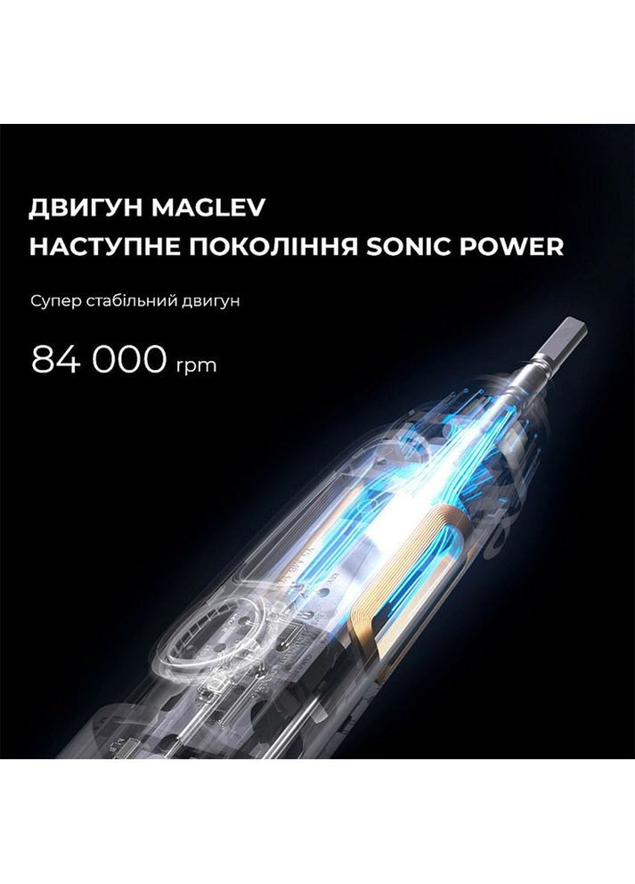 Електрична зубна щітка X Plus Pro Digital Blue (6970810556186) Oclean (370607923)