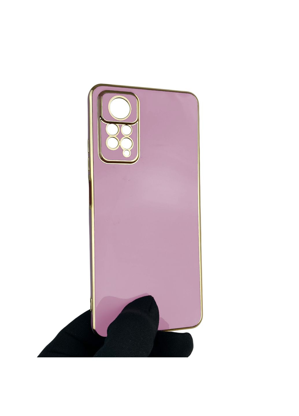 Чехол для Redmi Note 12 Pro 4G с защитой камеры с золотой окантовкой редми нот 12 про черничный gs1 Xiaomi (366231406)