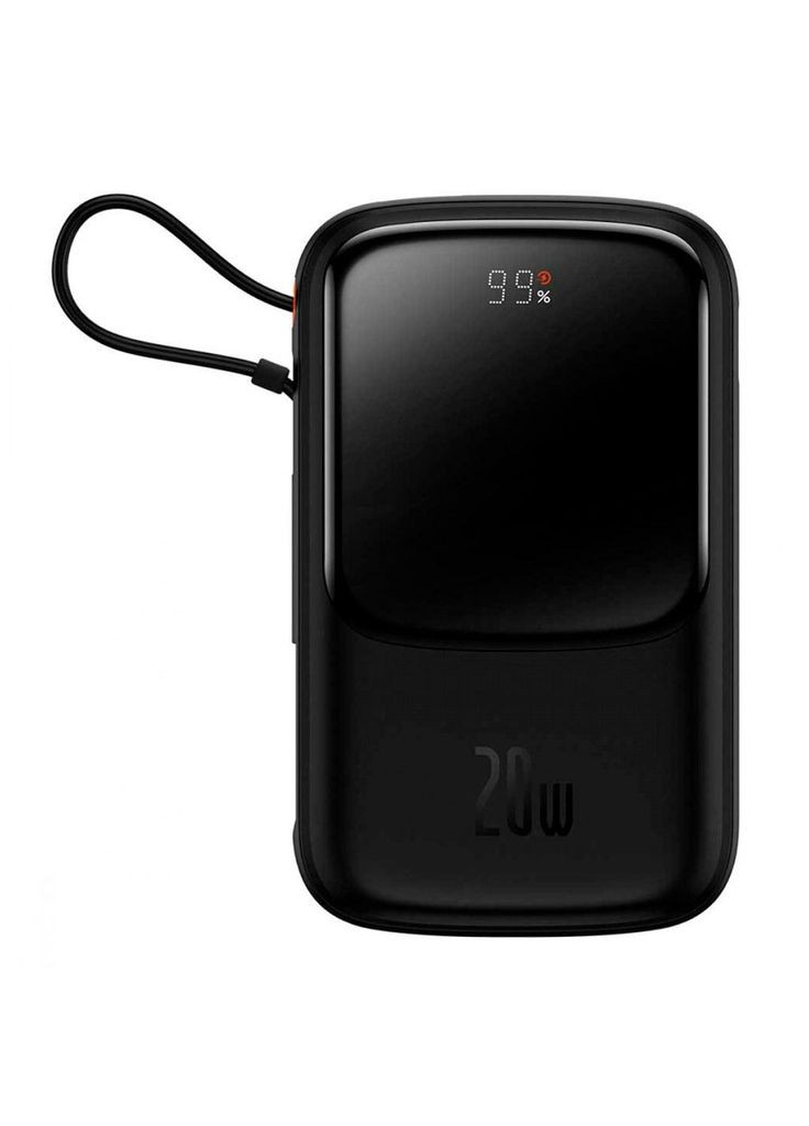 Портативна батарея PPQD040001 Qpow Pro 20000 mAh з вбудованим кабелем iPhone Baseus (279554910)