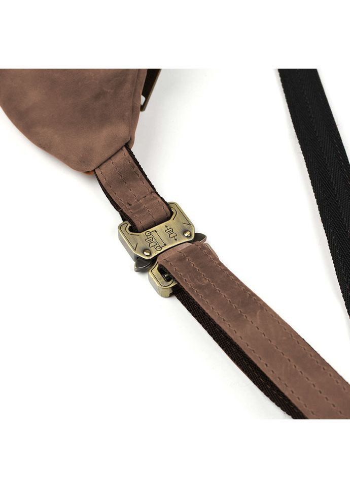 Стильна сумка на пояс бренда RC-3079-3md у коричневому crazy horse TARWA (298684570)