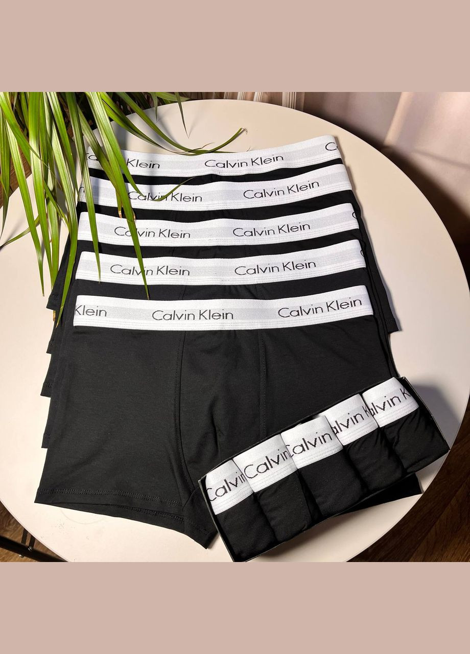 Чоловіча білизна боксери – 5 шт | Труси чоловічі Кельвін | Зручні труси з бавовни No Brand (333706069)