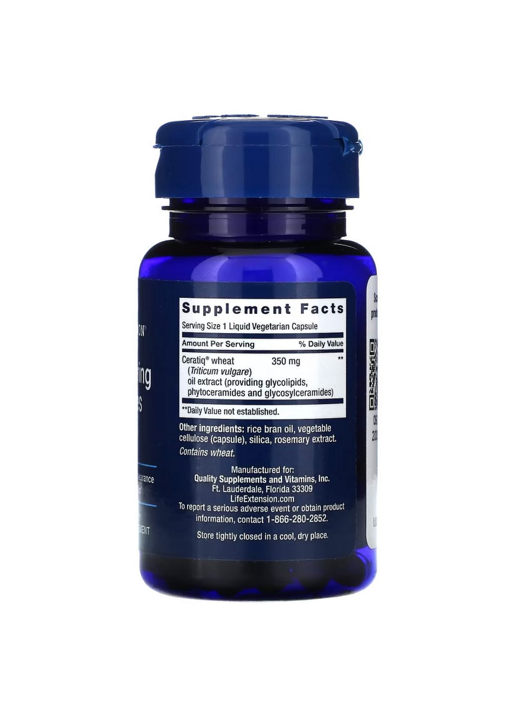 Натуральная добавка Skin Restoring Ceramides, 30 вегакапсул Life Extension (293341062)