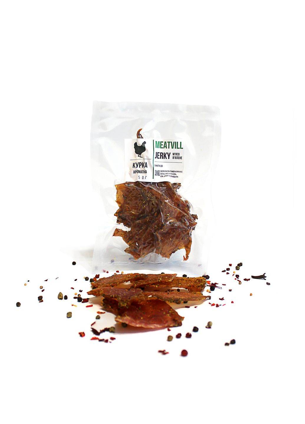 Джерки ароматные Курица 50 г (70) Meatvill (352167346)