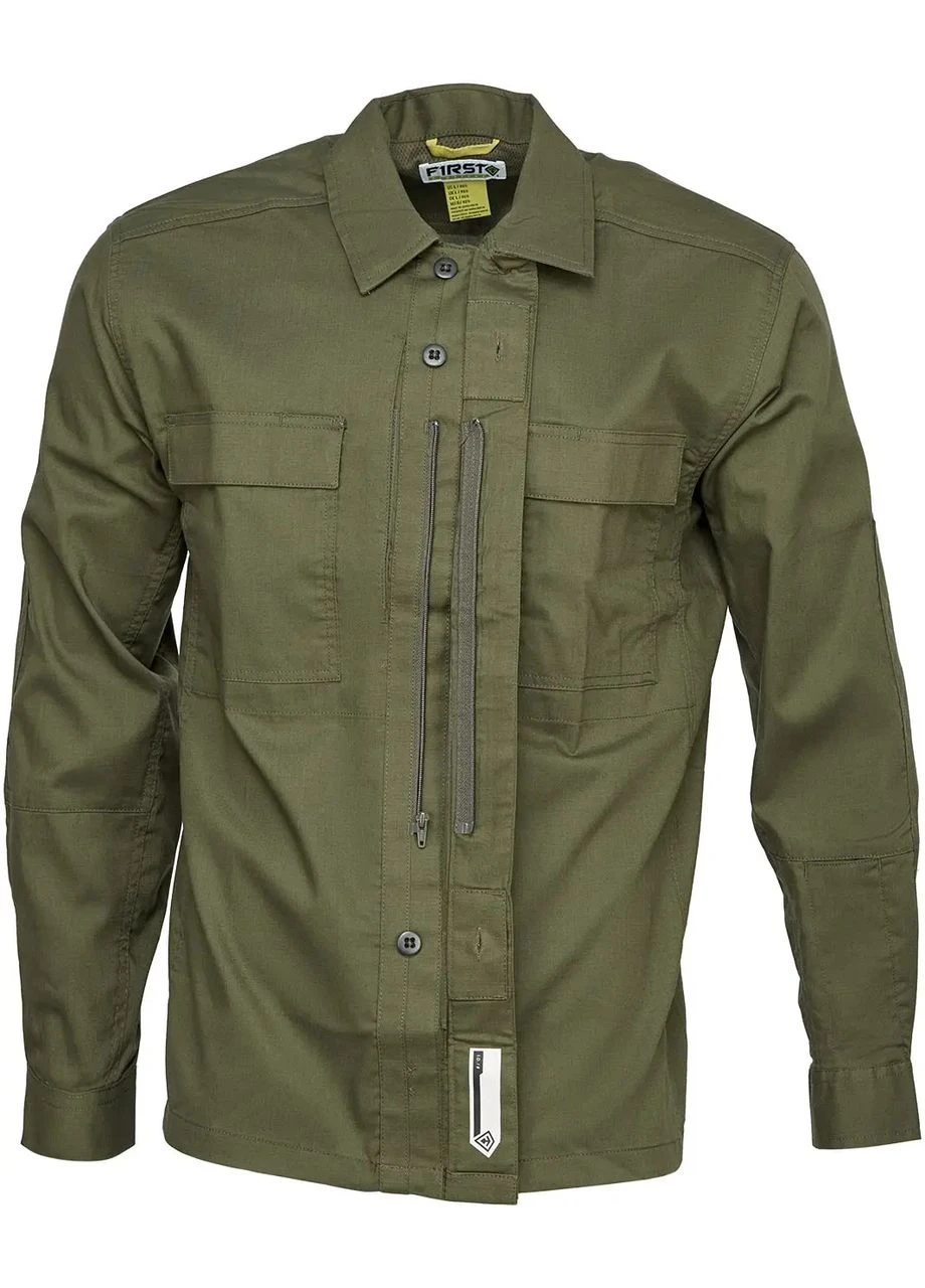 Оливкова сорочка first tactical men’s v2 bdu ong sleeve shirt green No Brand