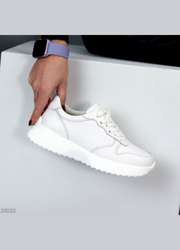 Білі шкіряні жіночі кросівки, жіночі білі кросівки KDSL Appetite білі демісезони (316187057)