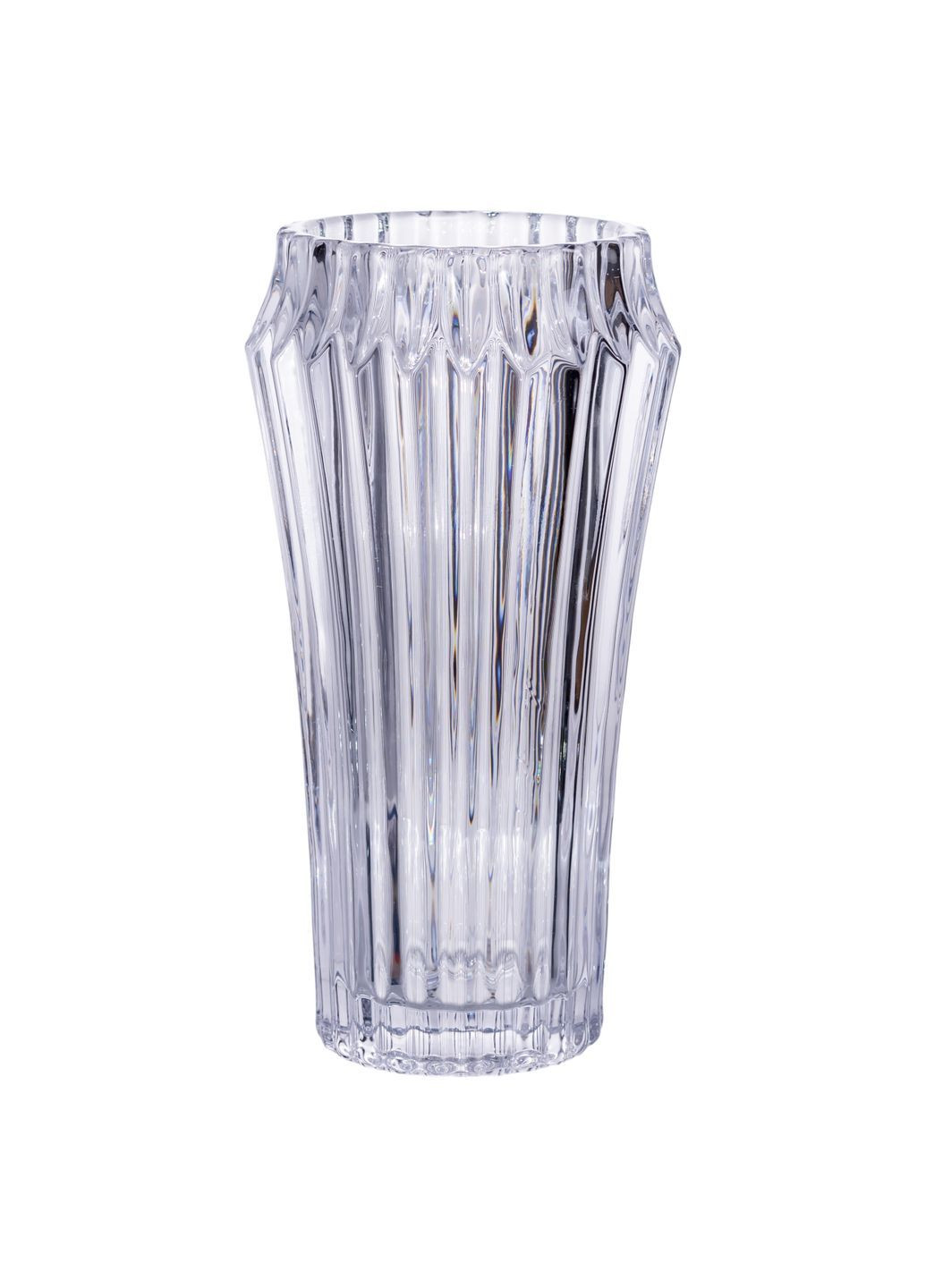 Ваза для цветов из толстого стекла 28,5 см декоративная Yiwu HP-19-141-1 No Brand (372459371)