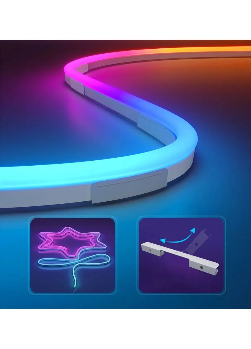 Умная светодиодная лента H61D3 Neon Rope Light 2,5м, RGBIC, WI-FI/Bluetooth, Govee (393479599)