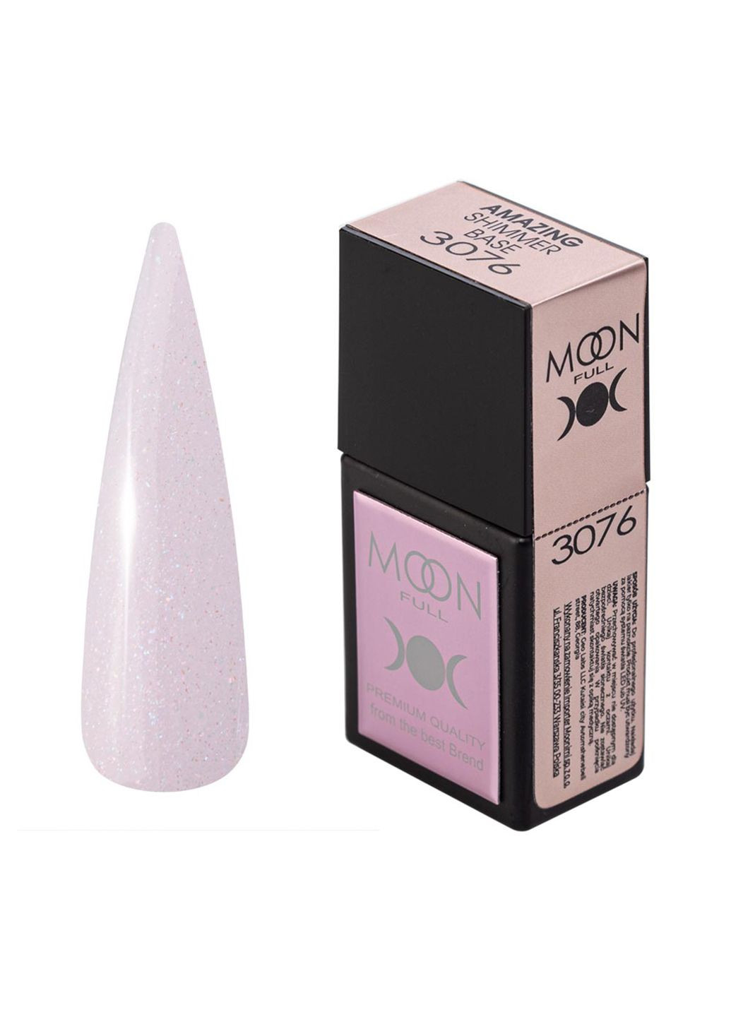 База с шиммером Full Amazing Shimmer base 3076, 12 мл Moon (294960452)
