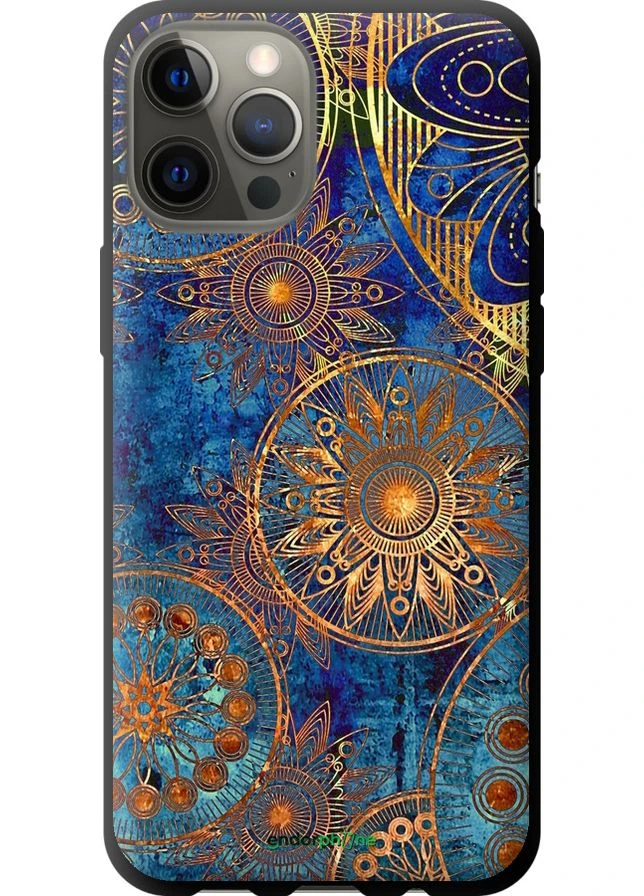 Чехол на iPhone 12 Pro Max Золотой узор "678b-2054-70447" Endorphone (349448875)