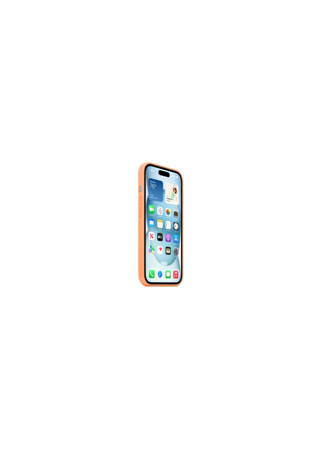 Чехол для мобильного телефона (MT0W3ZM/A) Apple iphone 15 silicone case with magsafe orange sorbet (275078061)