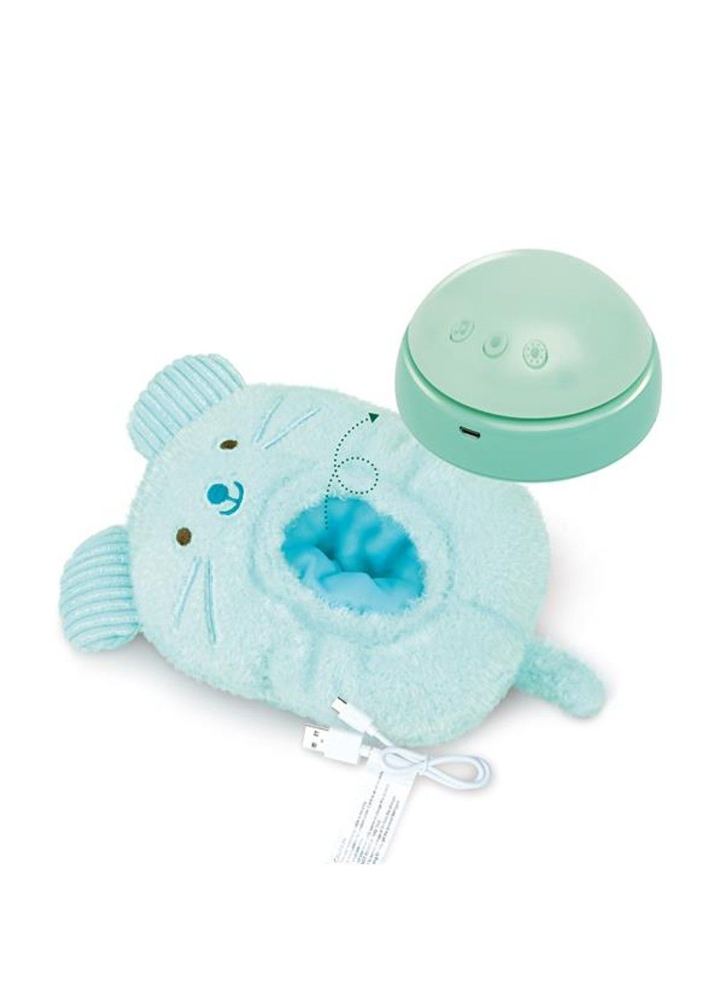 Музична іграшка-нічник Мишеня блакитний (E0113) Hape (331174144)
