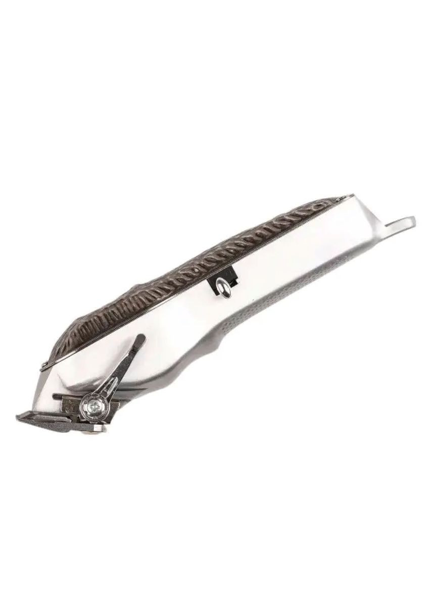 Машинка для стрижки акумуляторна з 4 насадками для волосся триммер USB срібло ProDobro (364193206)