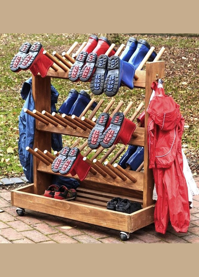 Стойка для рабочей обуви из дерева Фантара мускат (РОБ-002107) No Brand (328960539)