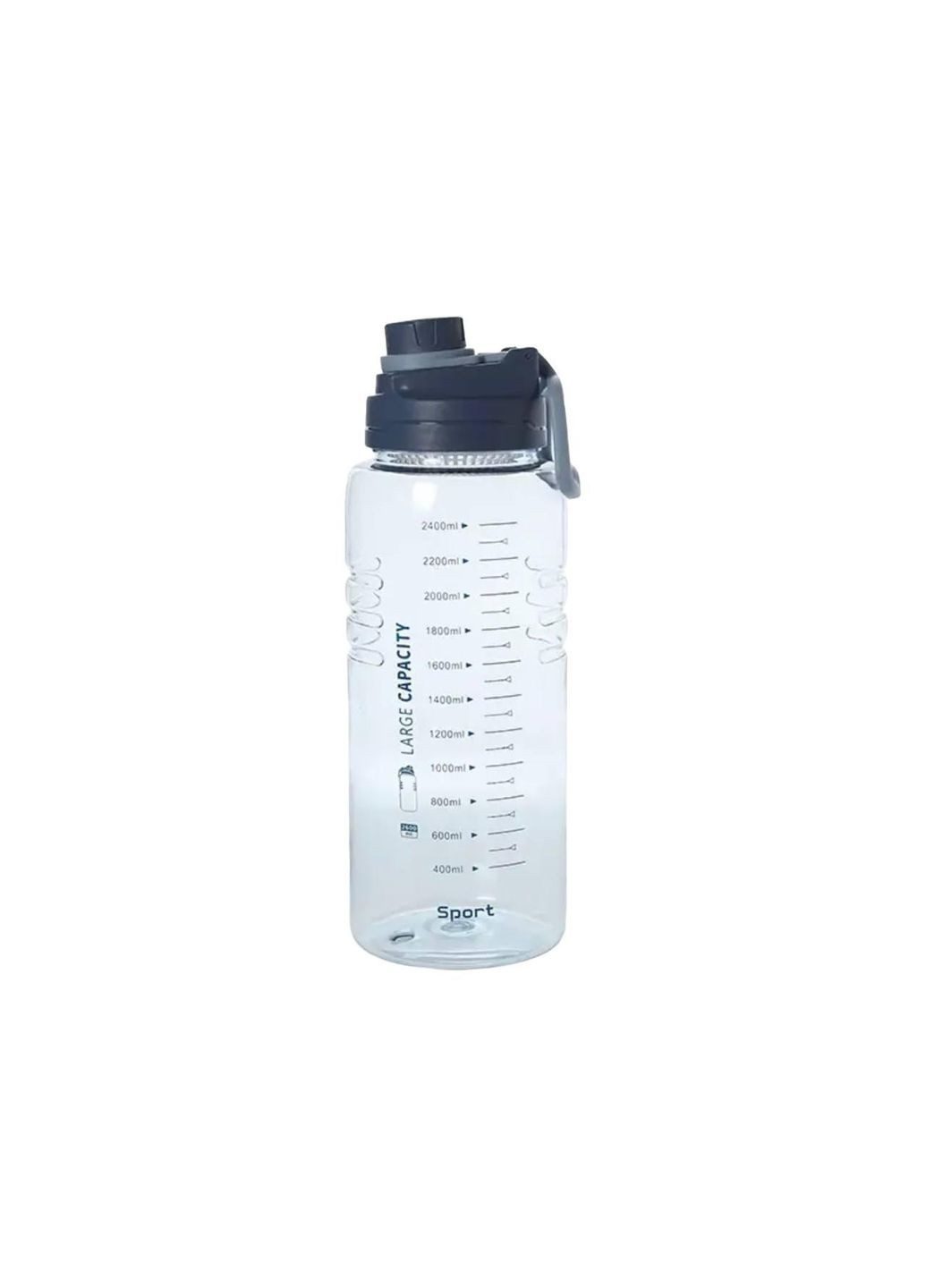 Синяя, прозрачная, с петлей для переноса, откручивающаяся поилка, спортивная бутылка для воды. 1500 мл No Brand (270830184)