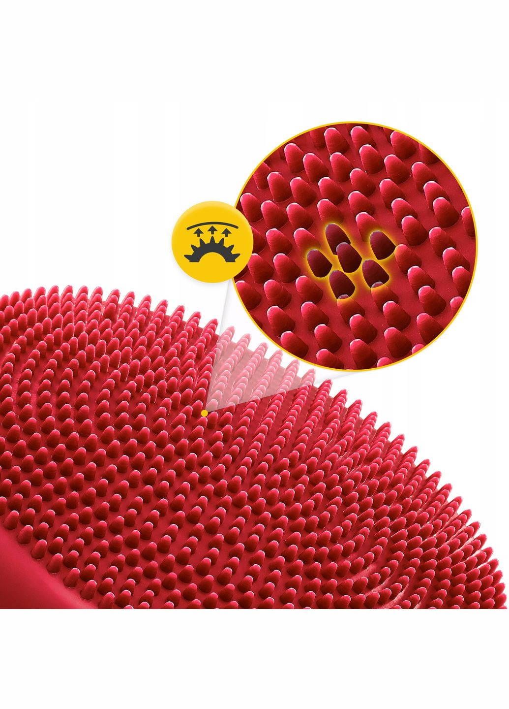 Балансувальна подушка-диск PRO+ 33 см сенсомоторна, масажна Red () 4FIZJO P-5907739314451 (346533145)