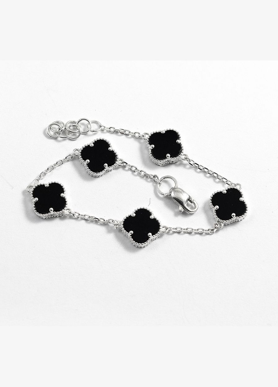 Браслет Van Cleef с ониксом из 9509 SE, размер Maxi Silver (341539943)